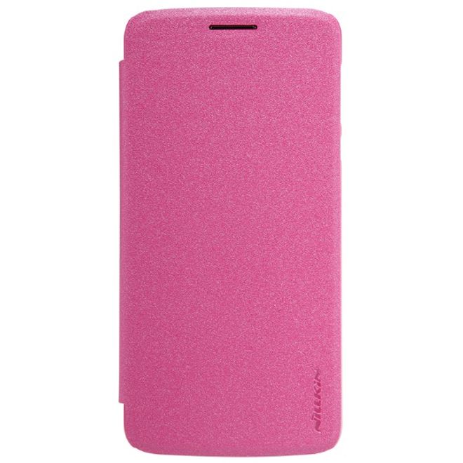 Nillkin - Motorola Moto Z Handyhülle - Funkelnde Leder Hülle - Sparkle Series - pink