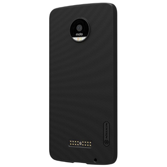 Nillkin - Motorola Moto Z Handyhülle - Plastik Case - Super Frosted Shield Series - schwarz