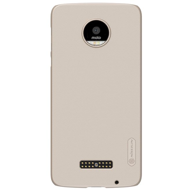 Nillkin - Motorola Moto Z Handyhülle - Plastik Case - Super Frosted Shield Series - gold