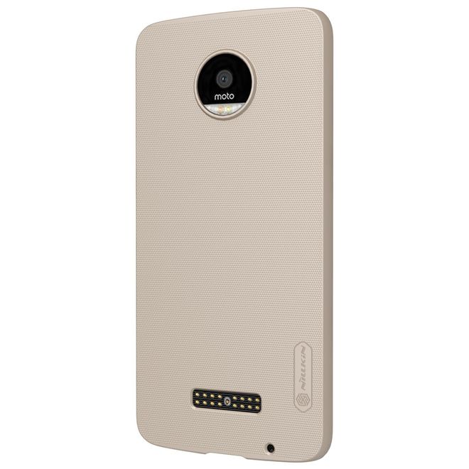 Nillkin - Motorola Moto Z Handyhülle - Plastik Case - Super Frosted Shield Series - gold