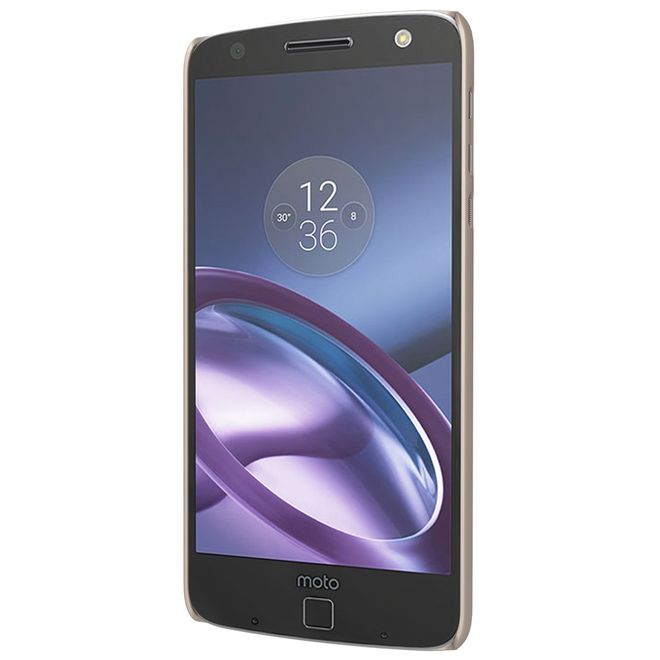 Nillkin - Motorola Moto Z Handyhülle - Plastik Case - Super Frosted Shield Series - gold