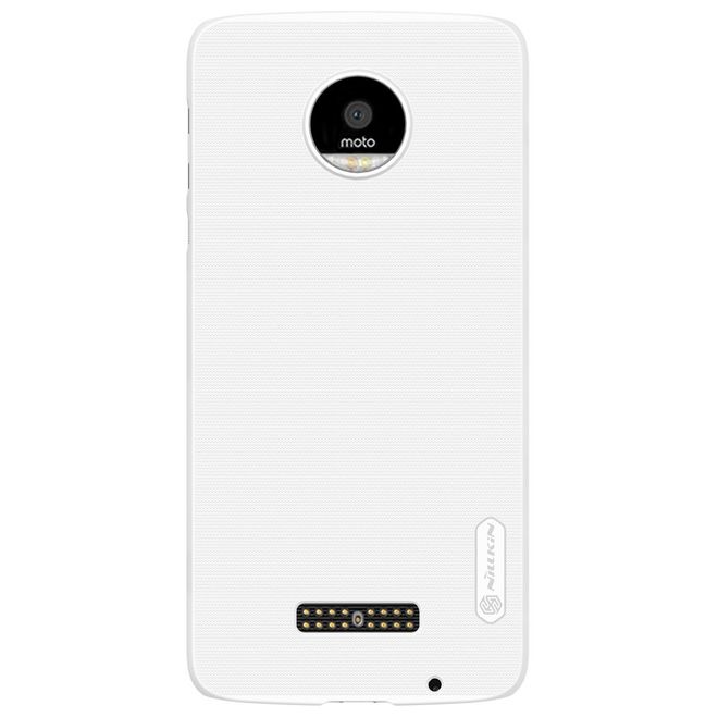 Nillkin - Motorola Moto Z Handyhülle - Plastik Case - Super Frosted Shield Series - weiss