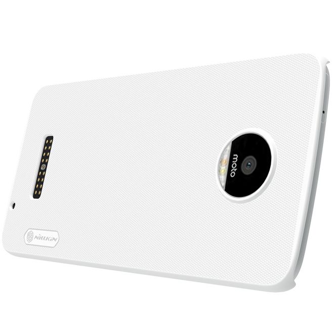 Nillkin - Motorola Moto Z Handyhülle - Plastik Case - Super Frosted Shield Series - weiss