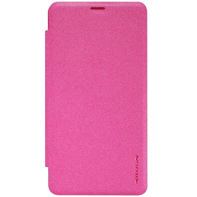 Nillkin - Microsoft Lumia 950 Hülle - Leder Case - Sparkle Series - pink