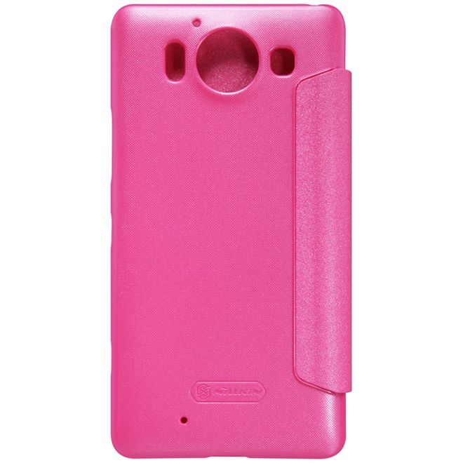 Nillkin - Microsoft Lumia 950 Hülle - Leder Case - Sparkle Series - pink