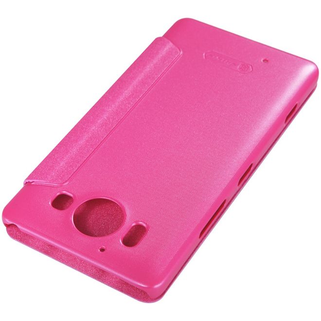 Nillkin - Microsoft Lumia 950 Hülle - Leder Case - Sparkle Series - pink