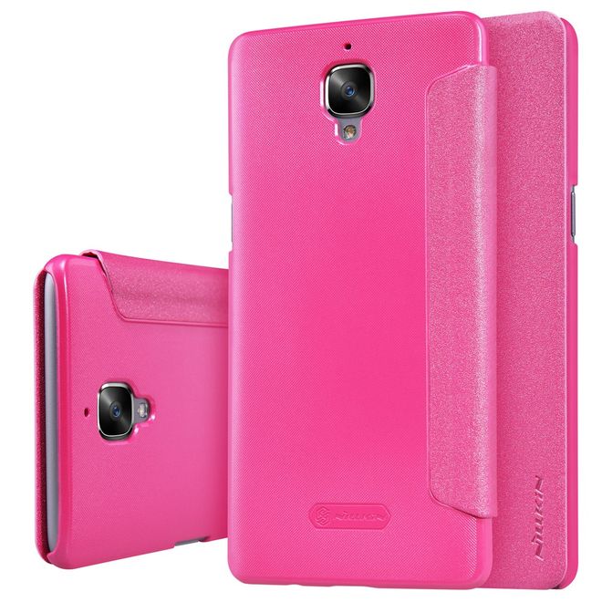 Nillkin - OnePlus3 Case - Leder Hülle - Sparkle Series - pink
