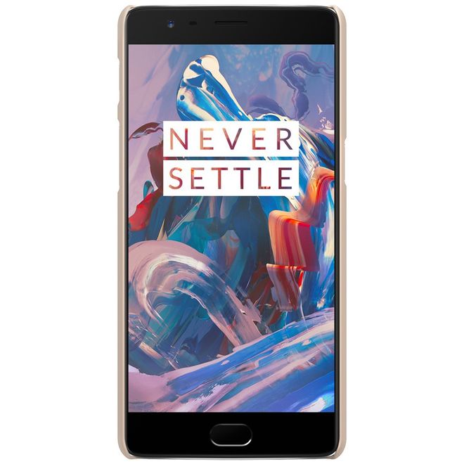 Nillkin - OnePlus3 Case - Plastik Case - Super Frosted Shield Series - gold