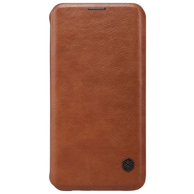 Nillkin - Galaxy S6 Edge Plus Case - Leder Hülle - Qin Series - braun