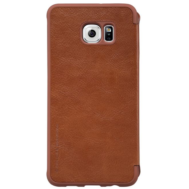 Nillkin - Galaxy S6 Edge Plus Case - Leder Hülle - Qin Series - braun
