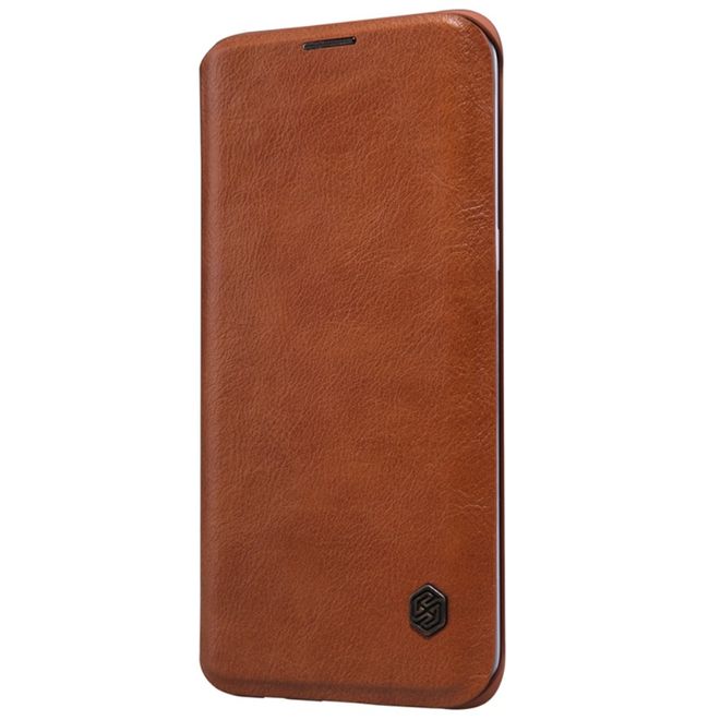 Nillkin - Galaxy S6 Edge Plus Case - Leder Hülle - Qin Series - braun