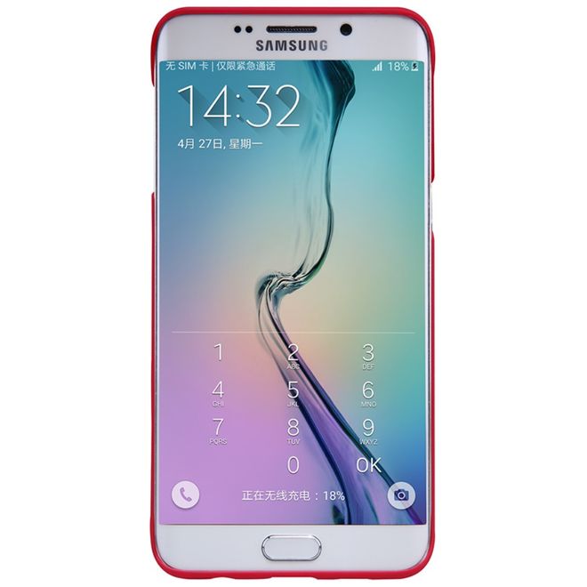 Nillkin - Galaxy S6 Edge Plus Case - Plastik Case - Super Frosted Shield Series - rot