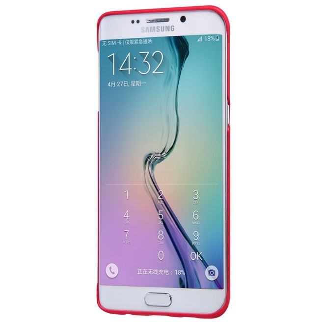 Nillkin - Galaxy S6 Edge Plus Case - Plastik Case - Super Frosted Shield Series - rot