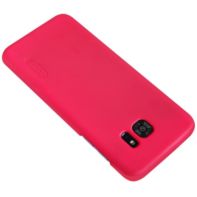 Nillkin - Samsung Galaxy S7 Edge Hülle - Plastik Case - Super Frosted Shield Series - rot