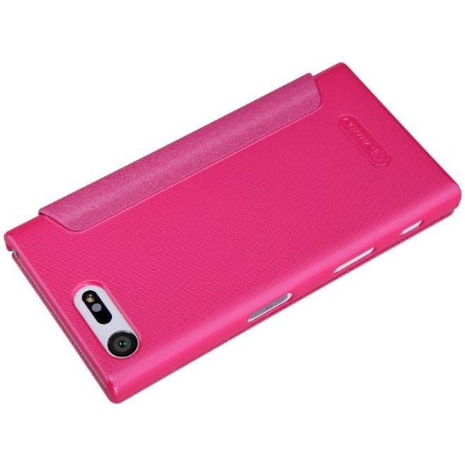 Nillkin - Sony Xperia X Compact Hülle - Leder Case - Sparkle Series - pink