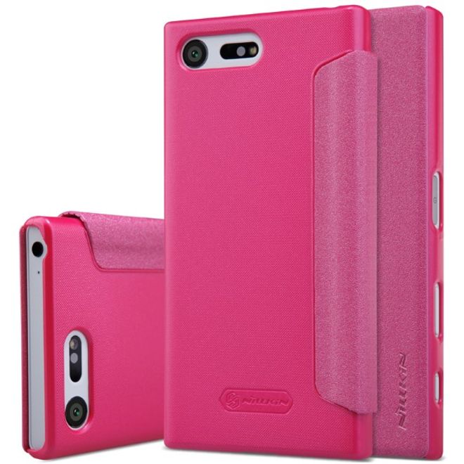 Nillkin - Sony Xperia X Compact Hülle - Leder Case - Sparkle Series - pink