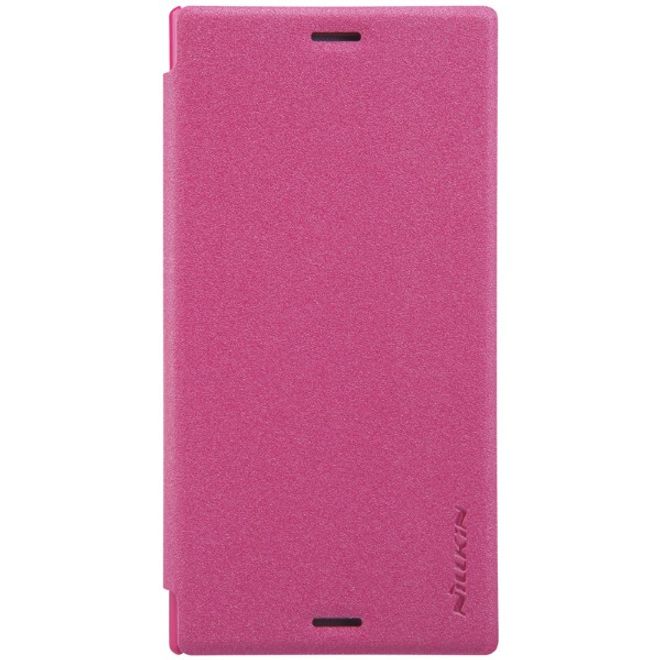 Nillkin - Sony Xperia X Compact Hülle - Leder Case - Sparkle Series - pink