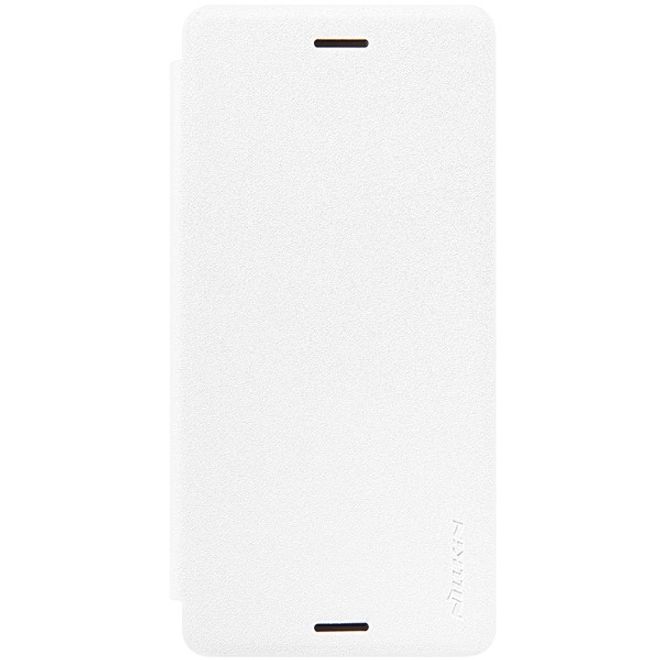 Nillkin - Sony Xperia X Performance Hülle - Leder Case - Sparkle Series - weiss