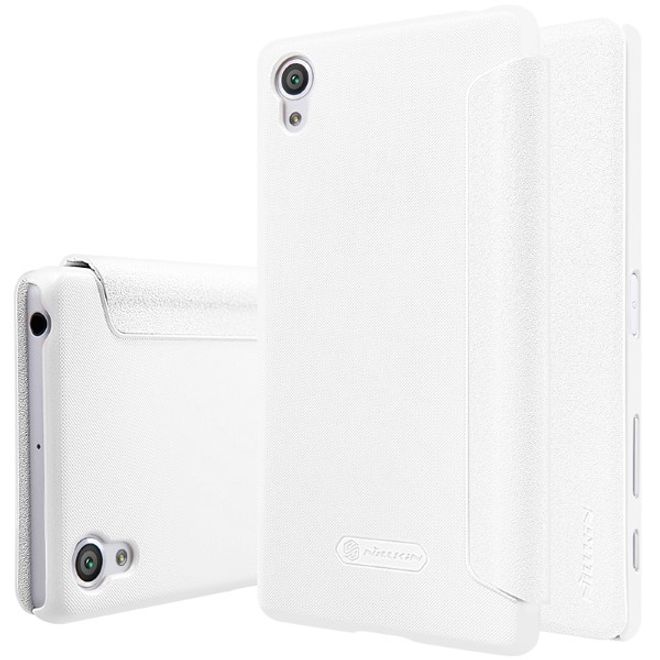 Nillkin - Sony Xperia X Performance Hülle - Leder Case - Sparkle Series - weiss