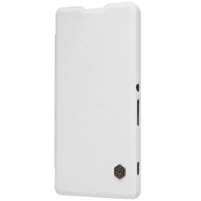 Nillkin - Sony Xperia XA Hülle - Leder Case - Qin Series - weiss