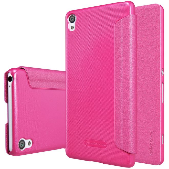 Nillkin - Sony Xperia XA Case - Leder Hülle - Sparkle Series - pink