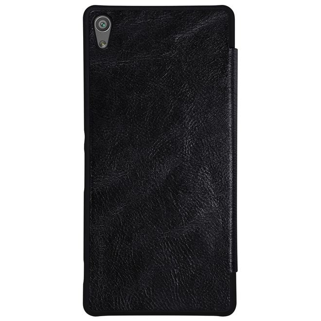 Nillkin - Sony Xperia XA Ultra Case - Leder Hülle - Qin Series - schwarz