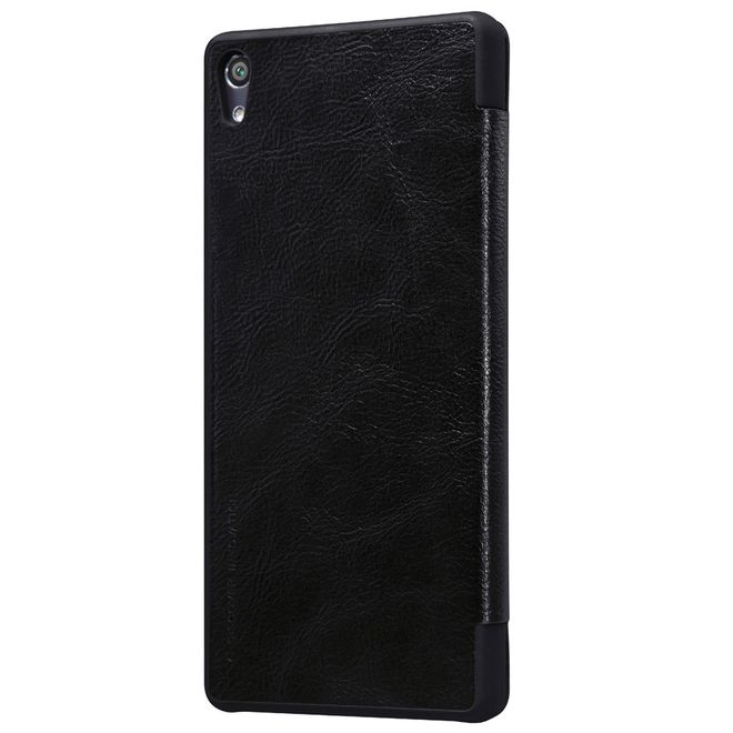 Nillkin - Sony Xperia XA Ultra Case - Leder Hülle - Qin Series - schwarz