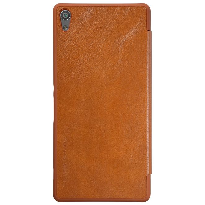 Nillkin - Sony Xperia XA Ultra Case - Leder Hülle - Qin Series - braun