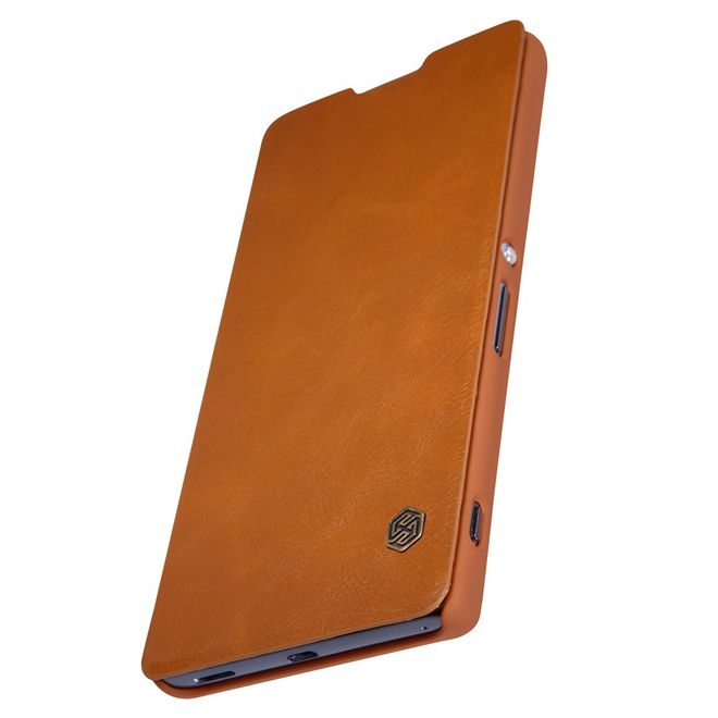 Nillkin - Sony Xperia XA Ultra Case - Leder Hülle - Qin Series - braun