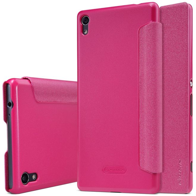 Nillkin - Sony Xperia XA Ultra Case - Leder Hülle - Sparkle Series - pink
