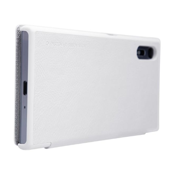 Nillkin - Sony Xperia XZ/XZs Hülle - Leder Case - Qin Series - weiss