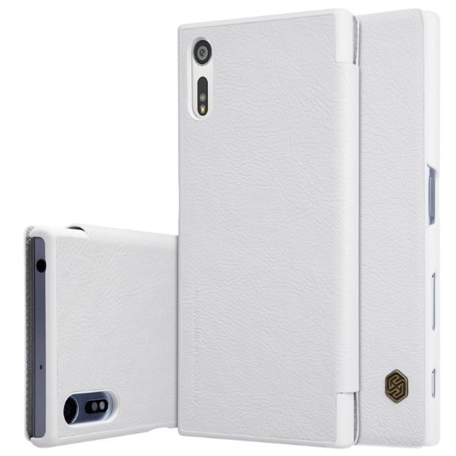 Nillkin - Sony Xperia XZ/XZs Hülle - Leder Case - Qin Series - weiss