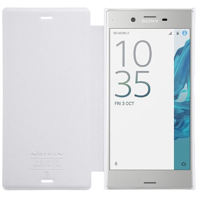Nillkin - Sony Xperia XZ/XZs Hülle - Leder Case - Sparkle Series - weiss