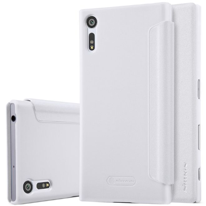 Nillkin - Sony Xperia XZ/XZs Hülle - Leder Case - Sparkle Series - weiss