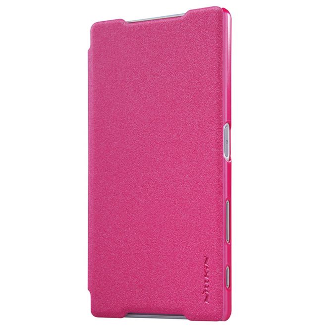 Nillkin - Sony Xperia Z5 Case - Leder Hülle - Sparkle Series - pink