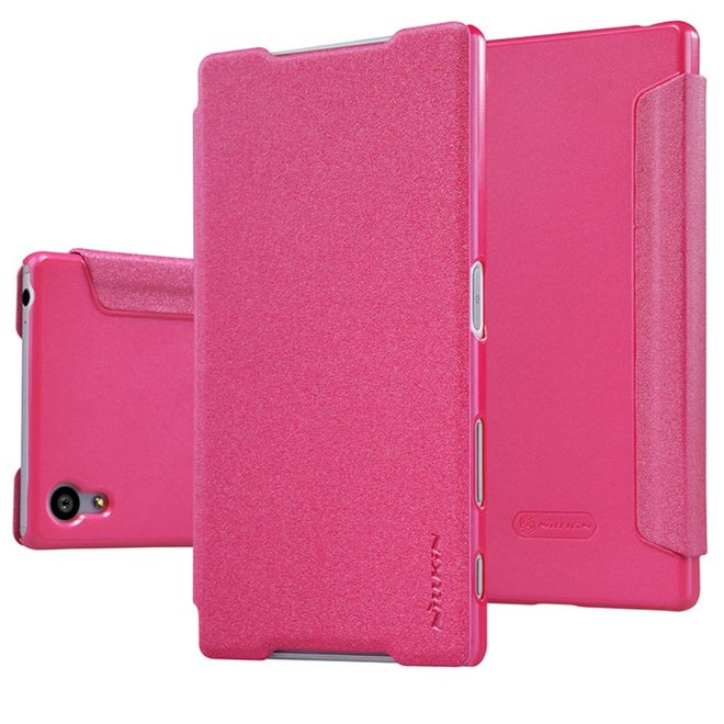 Nillkin - Sony Xperia Z5 Case - Leder Hülle - Sparkle Series - pink