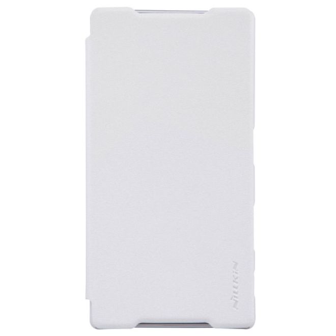 Nillkin - Sony Xperia Z5 Case - Leder Hülle - Sparkle Series - weiss