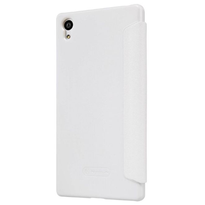 Nillkin - Sony Xperia Z5 Case - Leder Hülle - Sparkle Series - weiss