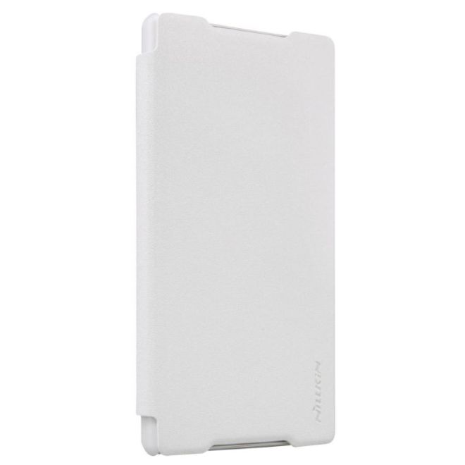 Nillkin - Sony Xperia Z5 Case - Leder Hülle - Sparkle Series - weiss