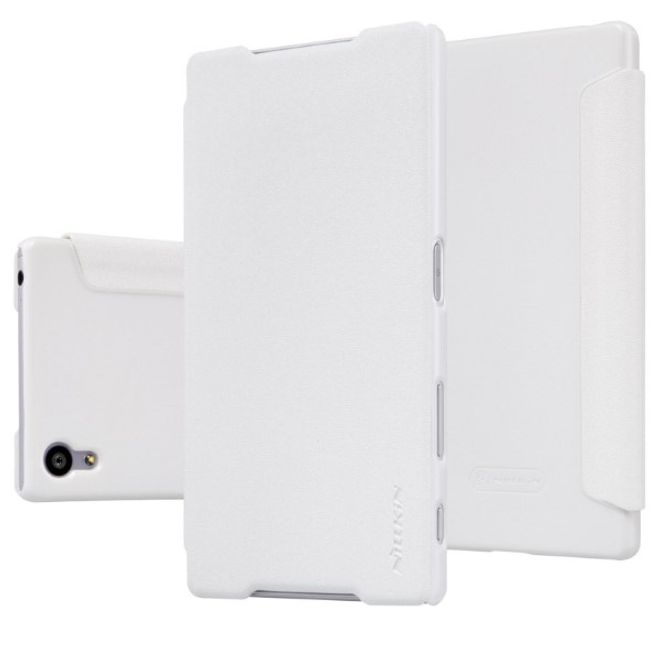 Nillkin - Sony Xperia Z5 Case - Leder Hülle - Sparkle Series - weiss