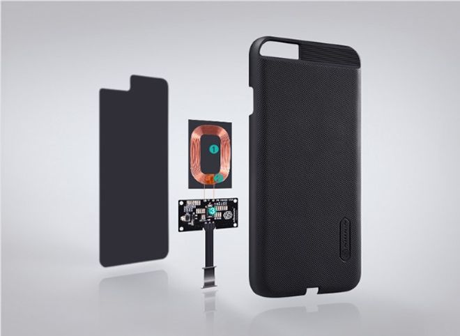 Nillkin - Wireless Charging Case für iPhone 6 Plus/6S Plus - Magic Qi Series - schwarz