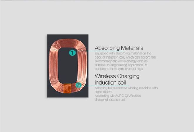 Nillkin - Wireless Charging Case für iPhone 6 Plus/6S Plus - Magic Qi Series - schwarz