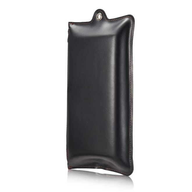 Caseme - iPhone 6 Plus/6S Plus Hülle - Case aus Leder/Plastik - Retrostyle - abnehmbares Plastik Cover - braun