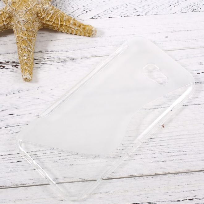 Samsung Galaxy A7 (2017) Handy Hülle - TPU Soft Case - S-Shape - transparent