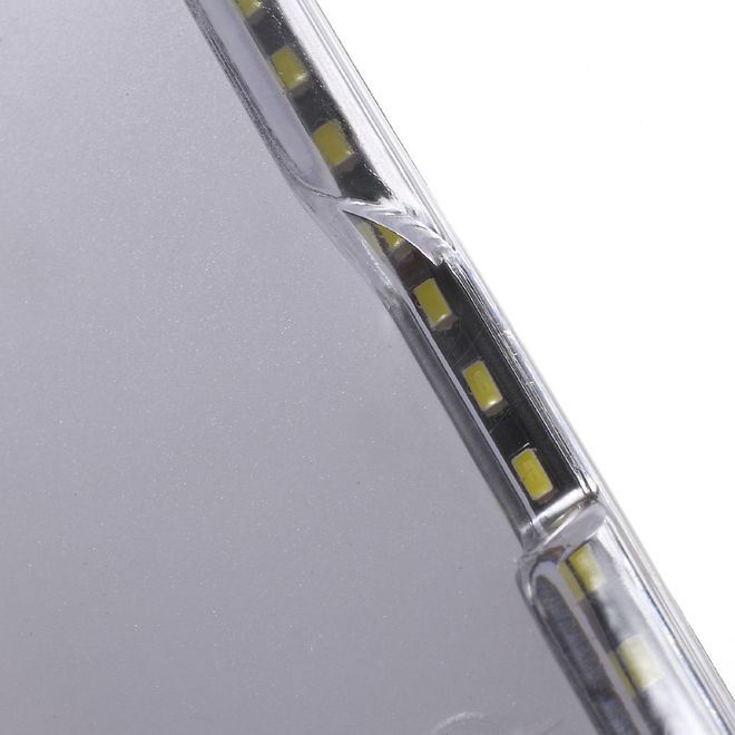 Lumee - Hülle für Samsung Galaxy S6 - Case aus Plastik - mit Selfie LED Licht - schwarz
