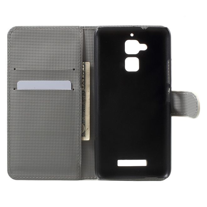 Asus Zenfone 3 Max  Handy Case - Hülle aus Leder - Zebramuster