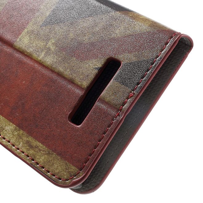 Asus Zenfone 3 Max  Handy Case - Hülle aus Leder - UK Flagge im Retrolook