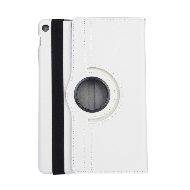 Hülle für Asus ZenPad 10 - Case aus Leder - mit Litchitextur und Standfunktion - rotierbar - weiss