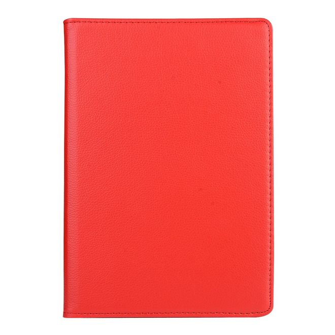 Hülle für Asus ZenPad 10 - Case aus Leder - mit Litchitextur und Standfunktion - rotierbar - rot
