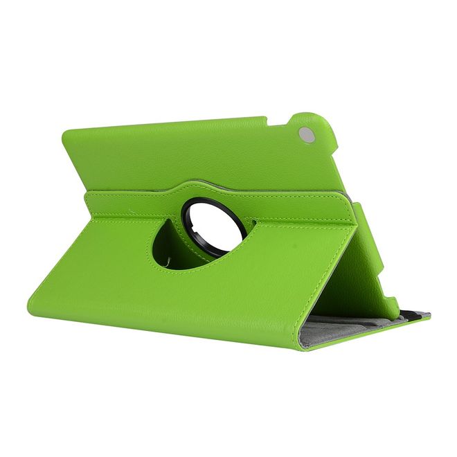 Hülle für Asus ZenPad 10 - Case aus Leder - mit Litchitextur und Standfunktion - rotierbar - grün